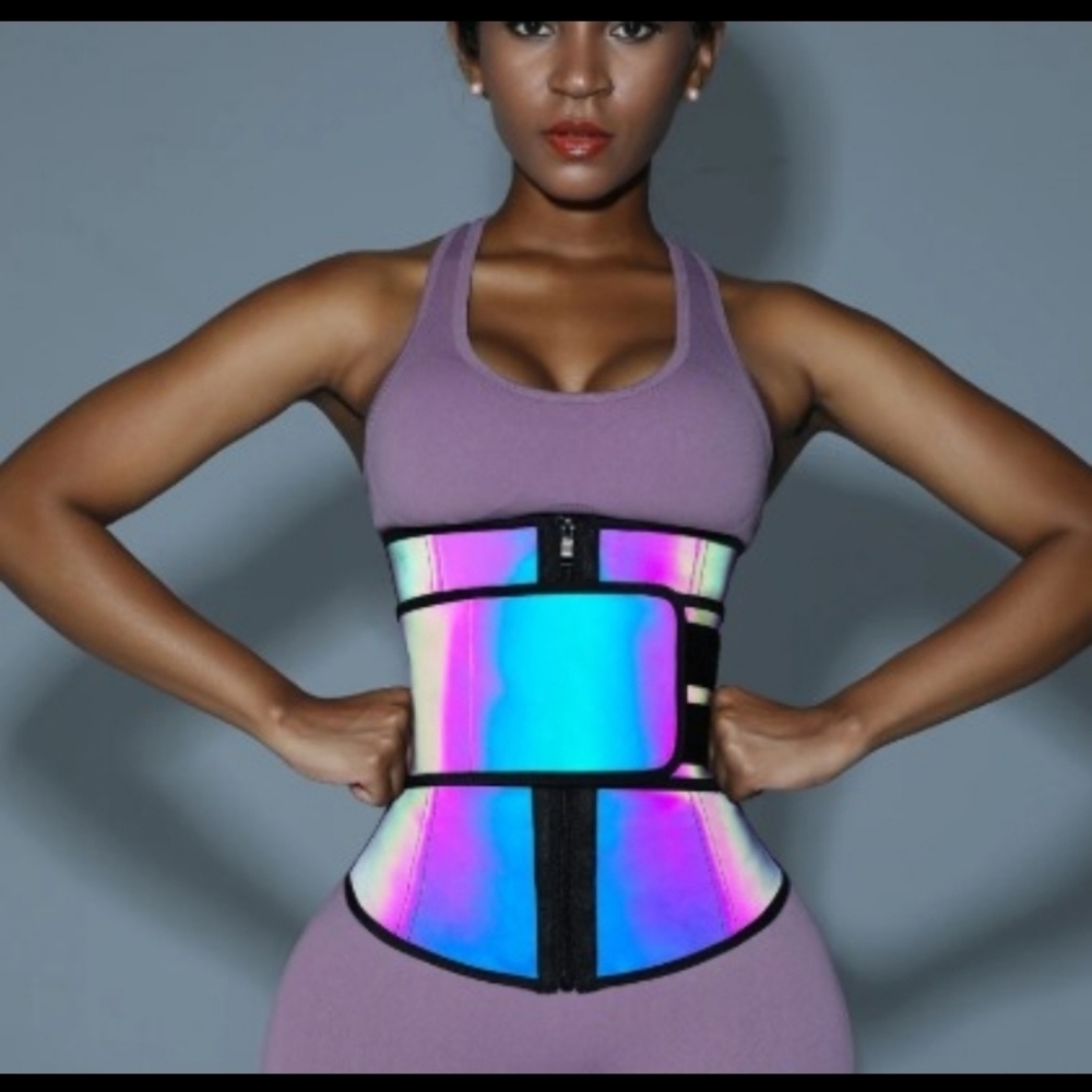 Iridescent Reflective Waist Trainer